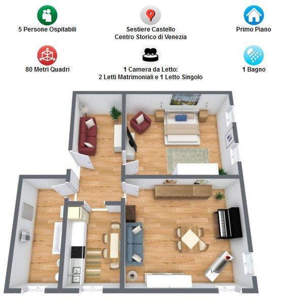 Bella Vista Apartment Veneţia Exterior foto